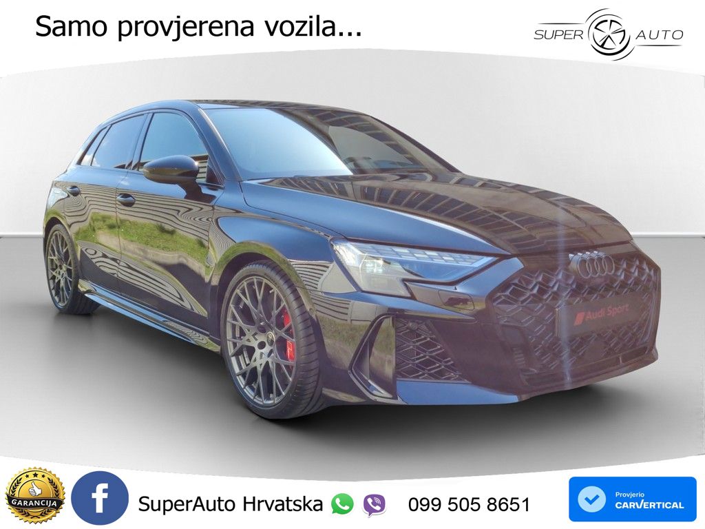 Audi RS3 Sedan 2.5 TFSI (400 KS) quattro S tronic LED+GR SJED+ACC