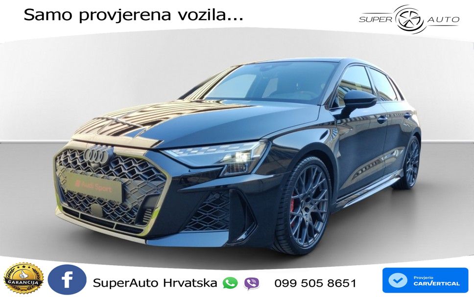 Audi RS3 Sedan 2.5 TFSI (400 KS) quattro S tronic LED+GR SJED+ACC