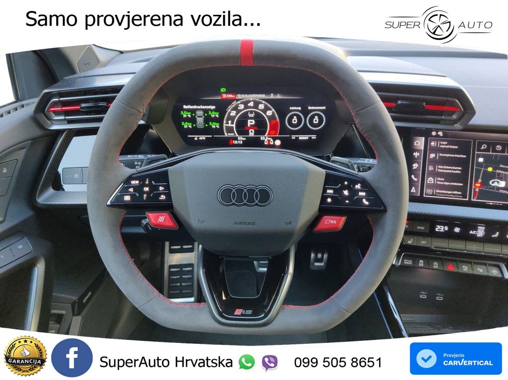 Audi RS3 Sedan 2.5 TFSI (400 KS) quattro S tronic LED+GR SJED+ACC