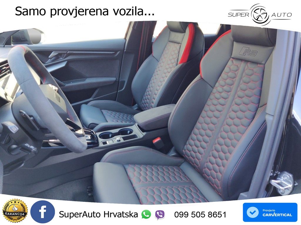 Audi RS3 Sedan 2.5 TFSI (400 KS) quattro S tronic LED+GR SJED+ACC