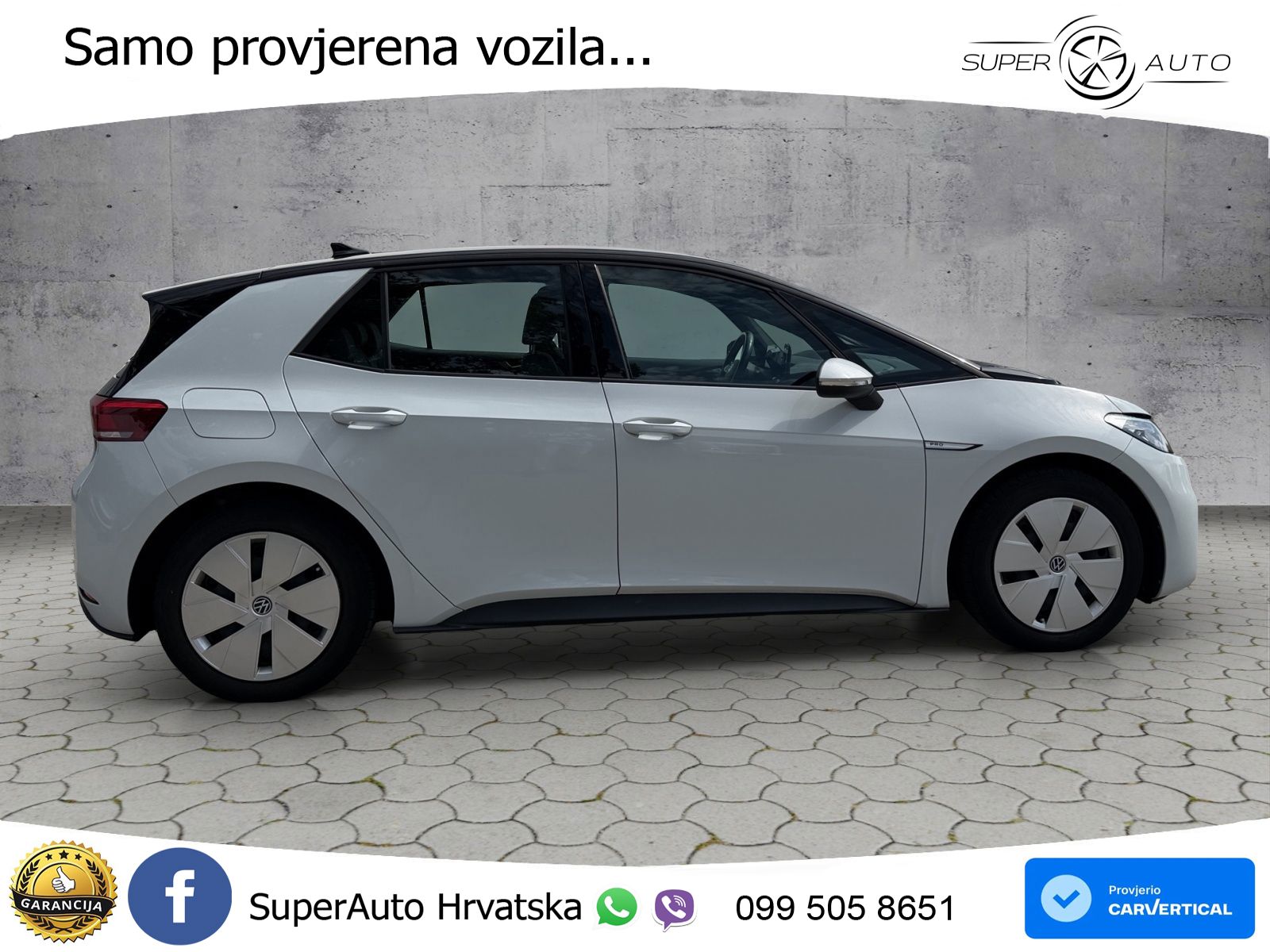 Volkswagen ID.3 Pro Performance 62 kWh (204 KS) LED+GR SJED+ACC