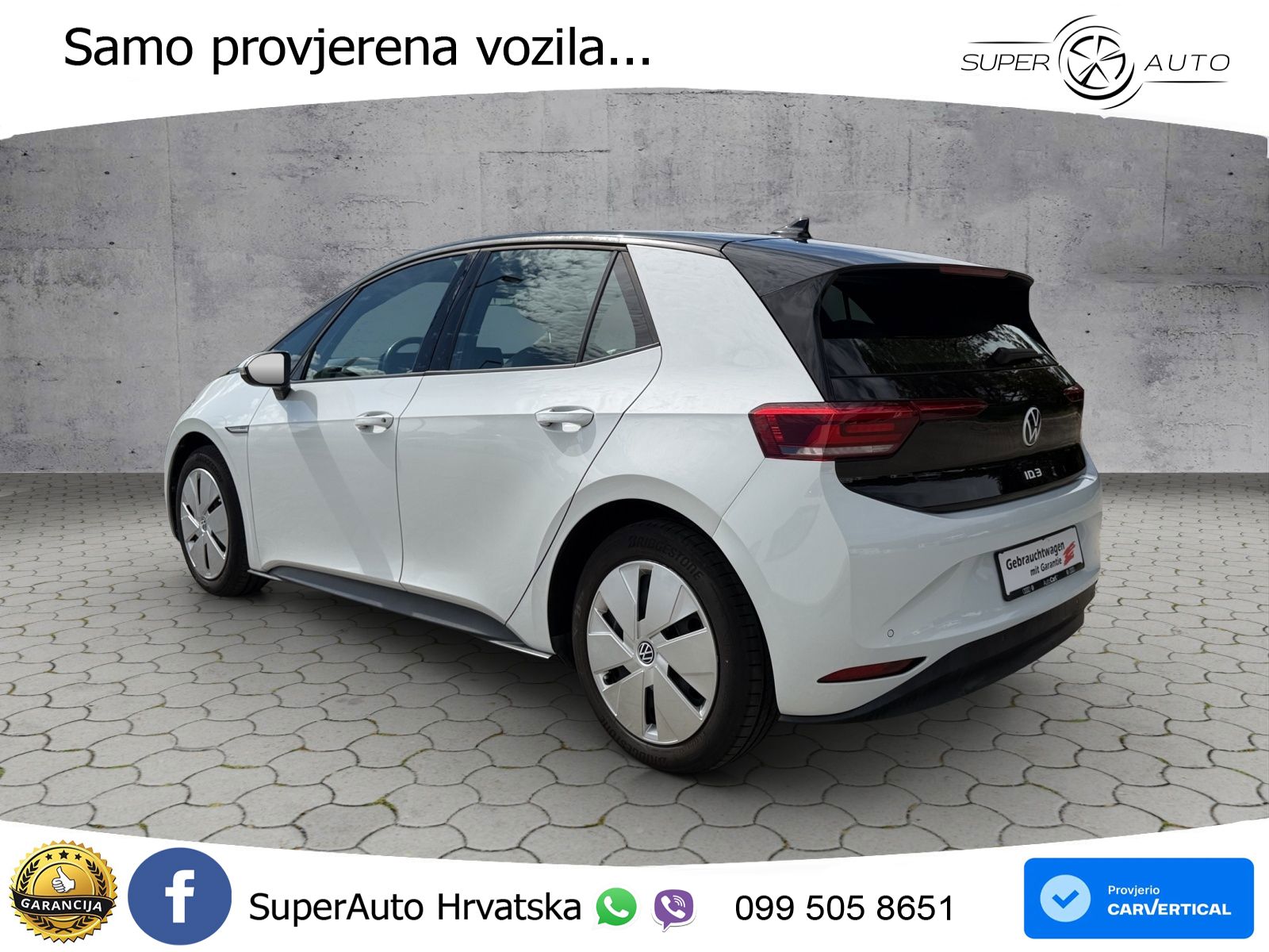 Volkswagen ID.3 Pro Performance 62 kWh (204 KS) LED+GR SJED+ACC