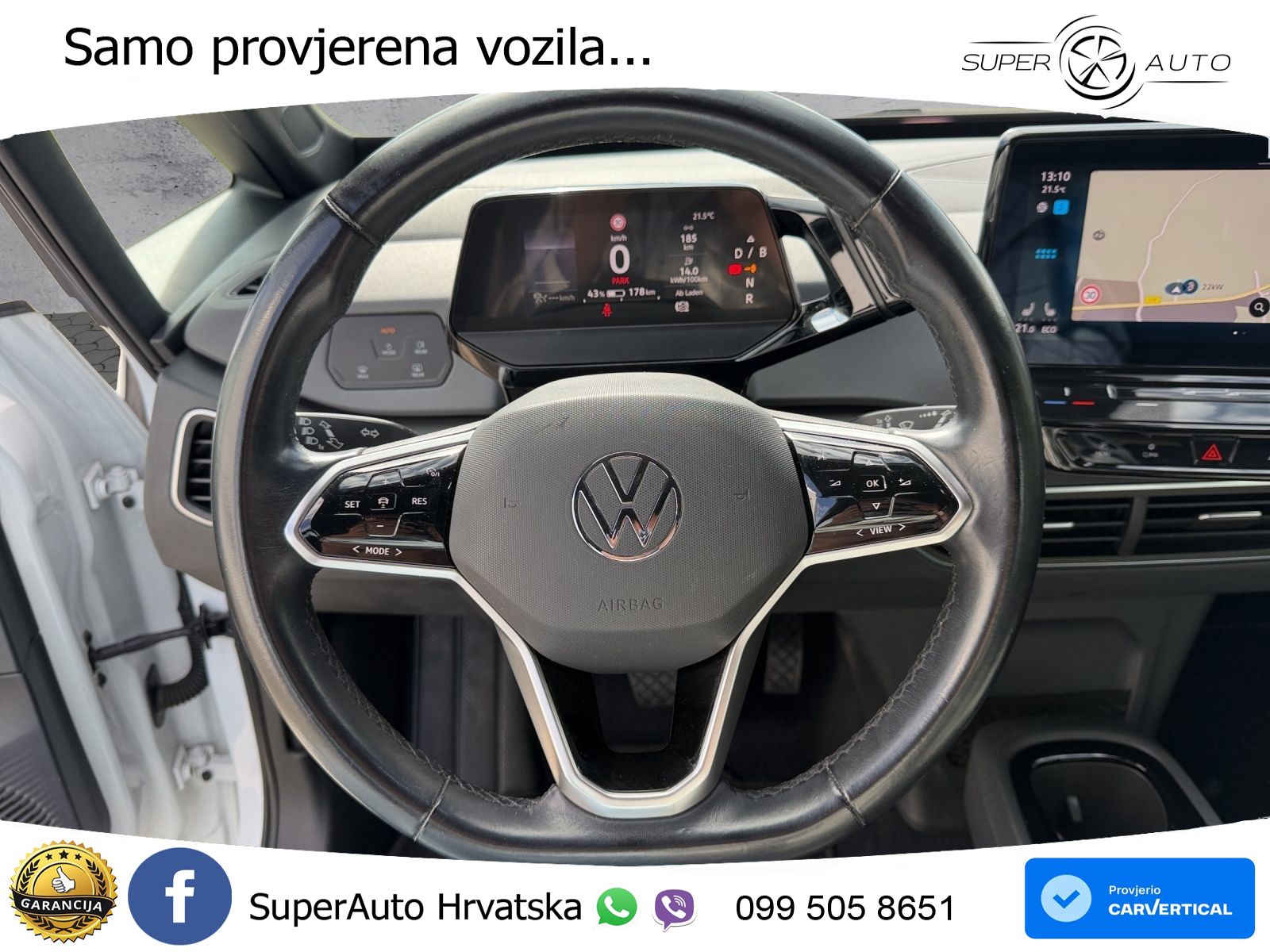 Volkswagen ID.3 Pro Performance 62 kWh (204 KS) LED+GR SJED+ACC