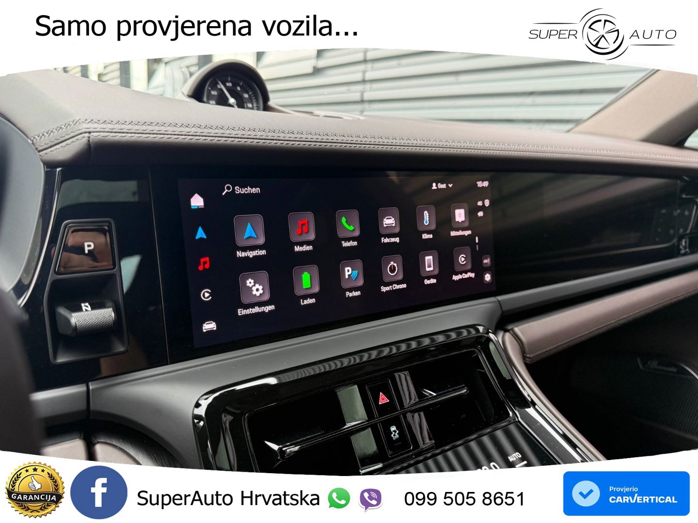 Porsche Panamera 4S 2.9 V6 (544 KS) E-Hybrid PDK ACC+HEAD+4xGR SJED+360+PANO