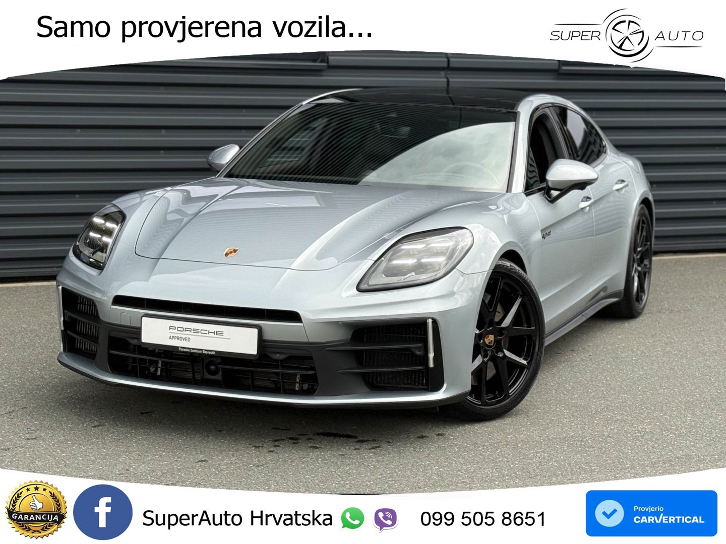 Porsche Panamera 4S 2.9 V6 (544 KS) E-Hybrid PDK ACC+HEAD+4xGR SJED+360+PANO