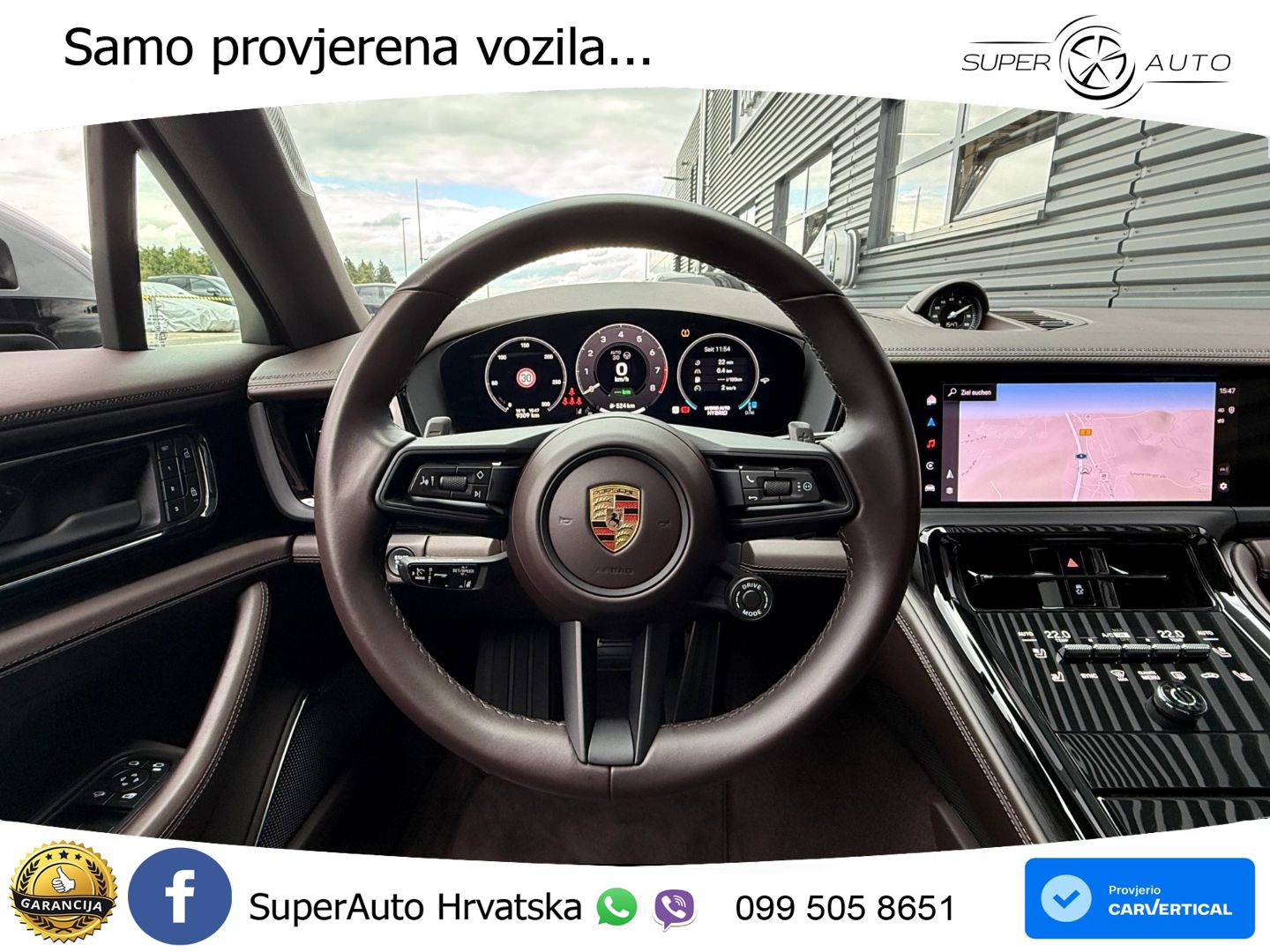 Porsche Panamera 4S 2.9 V6 (544 KS) E-Hybrid PDK ACC+HEAD+4xGR SJED+360+PANO
