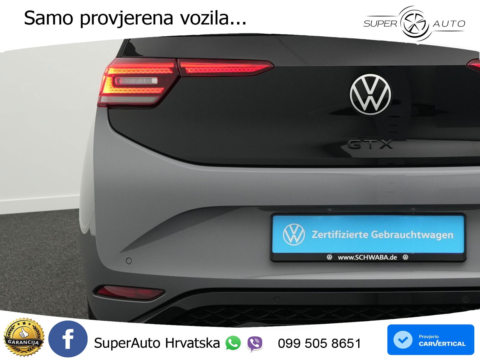 Volkswagen ID.3 GTX Performance 84 kWh (326 KS) LED+GR SJED+ACC