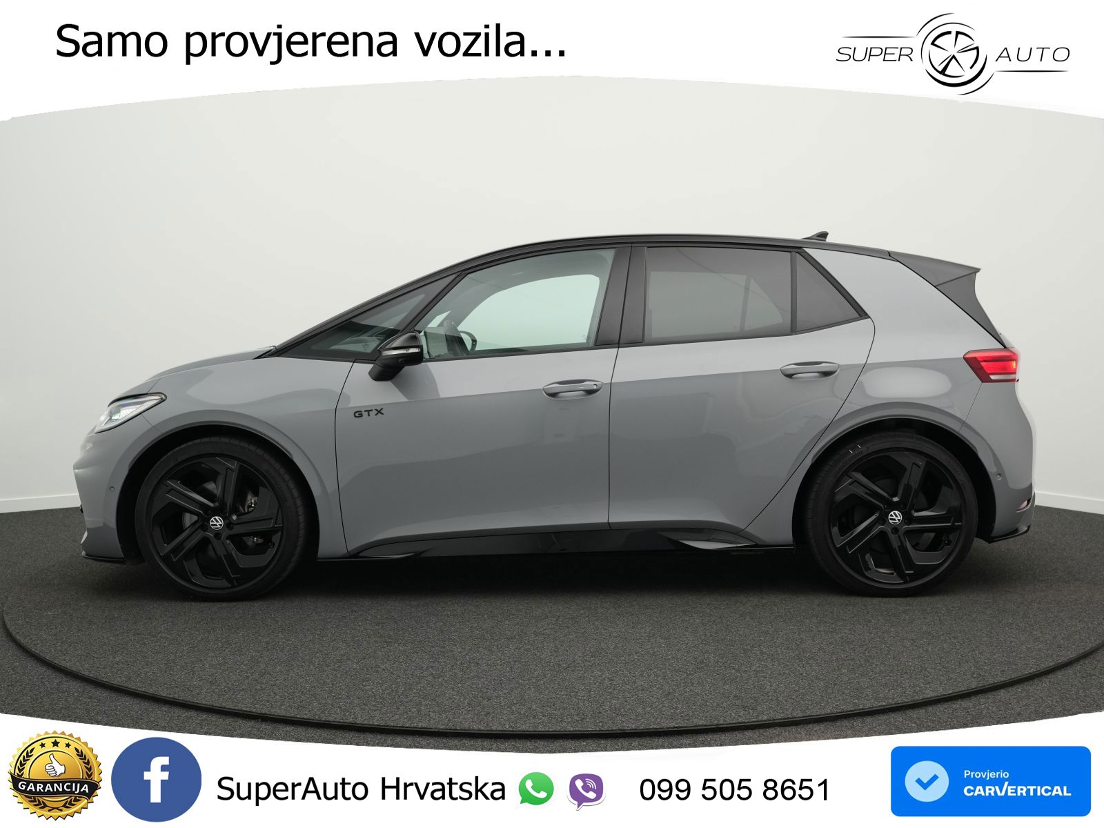 Volkswagen ID.3 GTX Performance 84 kWh (326 KS) LED+GR SJED+ACC