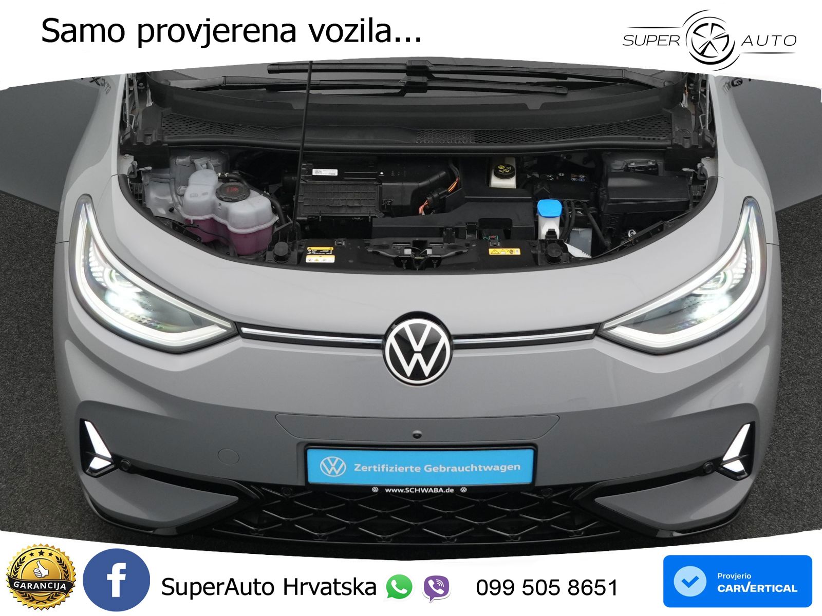 Volkswagen ID.3 GTX Performance 84 kWh (326 KS) LED+GR SJED+ACC