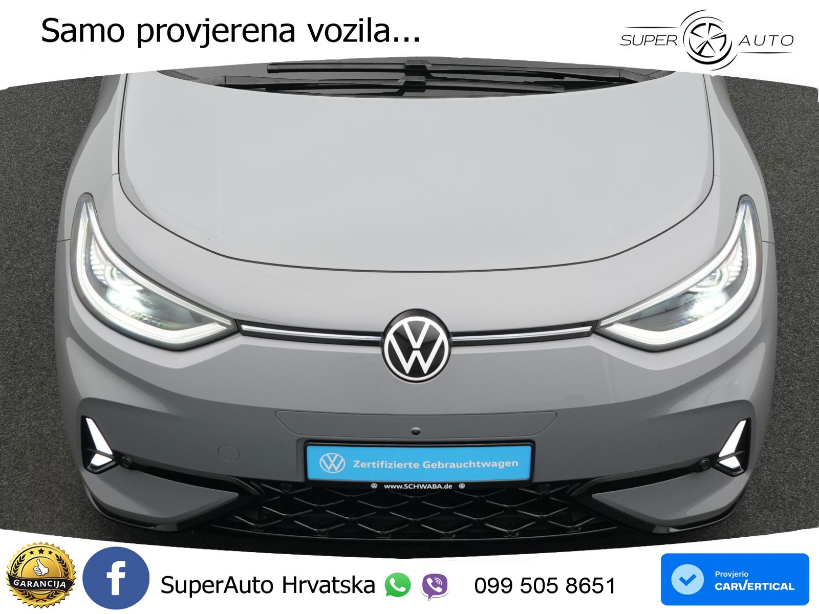 Volkswagen ID.3 GTX Performance 84 kWh (326 KS) LED+GR SJED+ACC