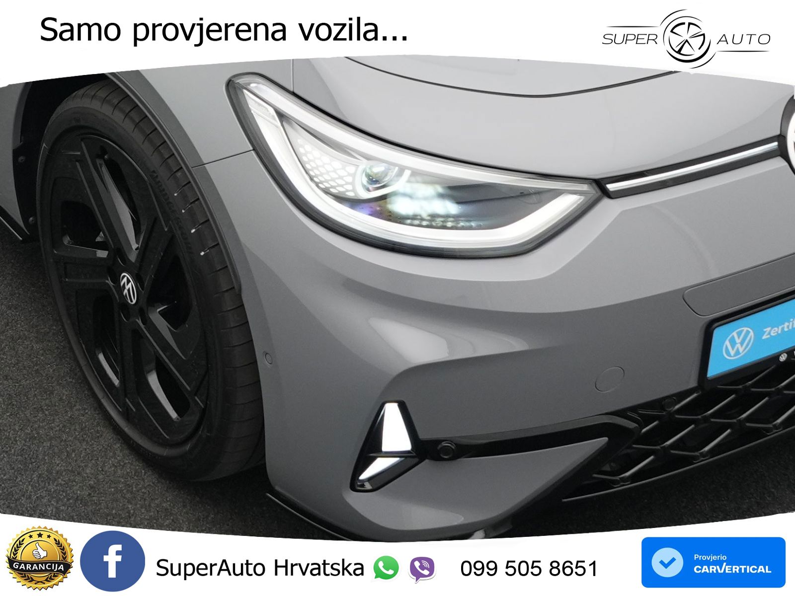 Volkswagen ID.3 GTX Performance 84 kWh (326 KS) LED+GR SJED+ACC