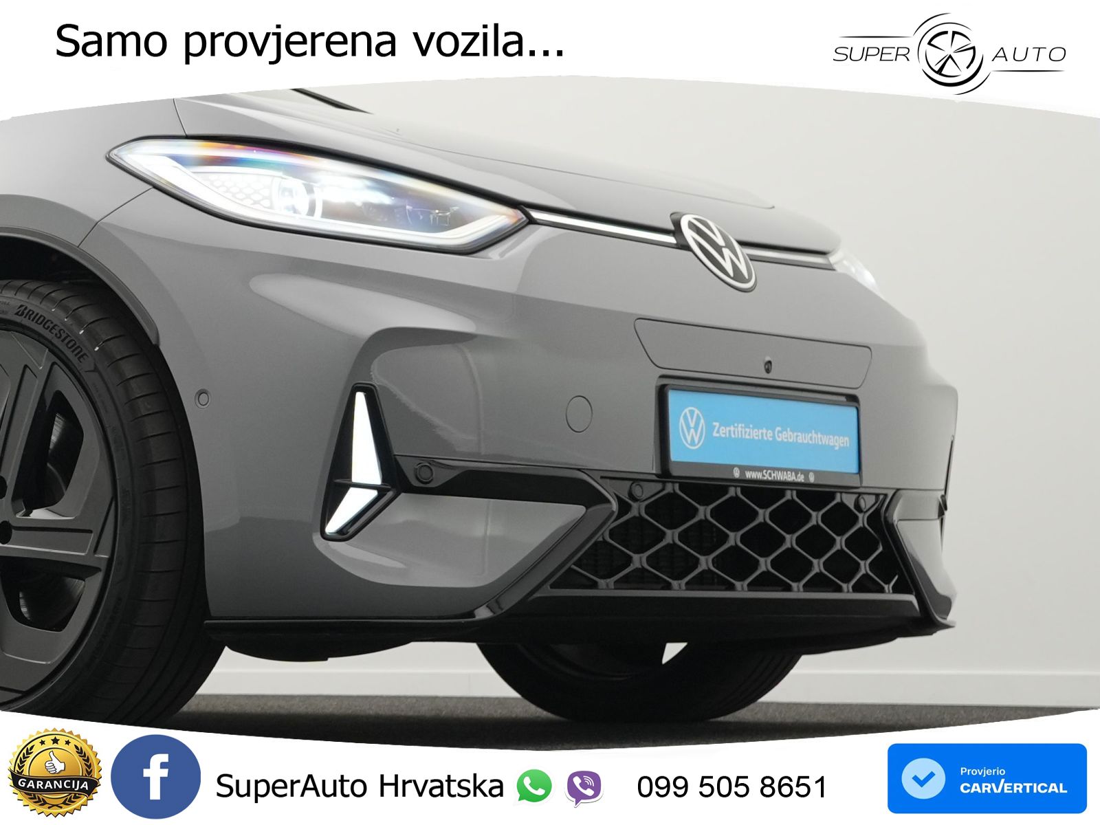Volkswagen ID.3 GTX Performance 84 kWh (326 KS) LED+GR SJED+ACC