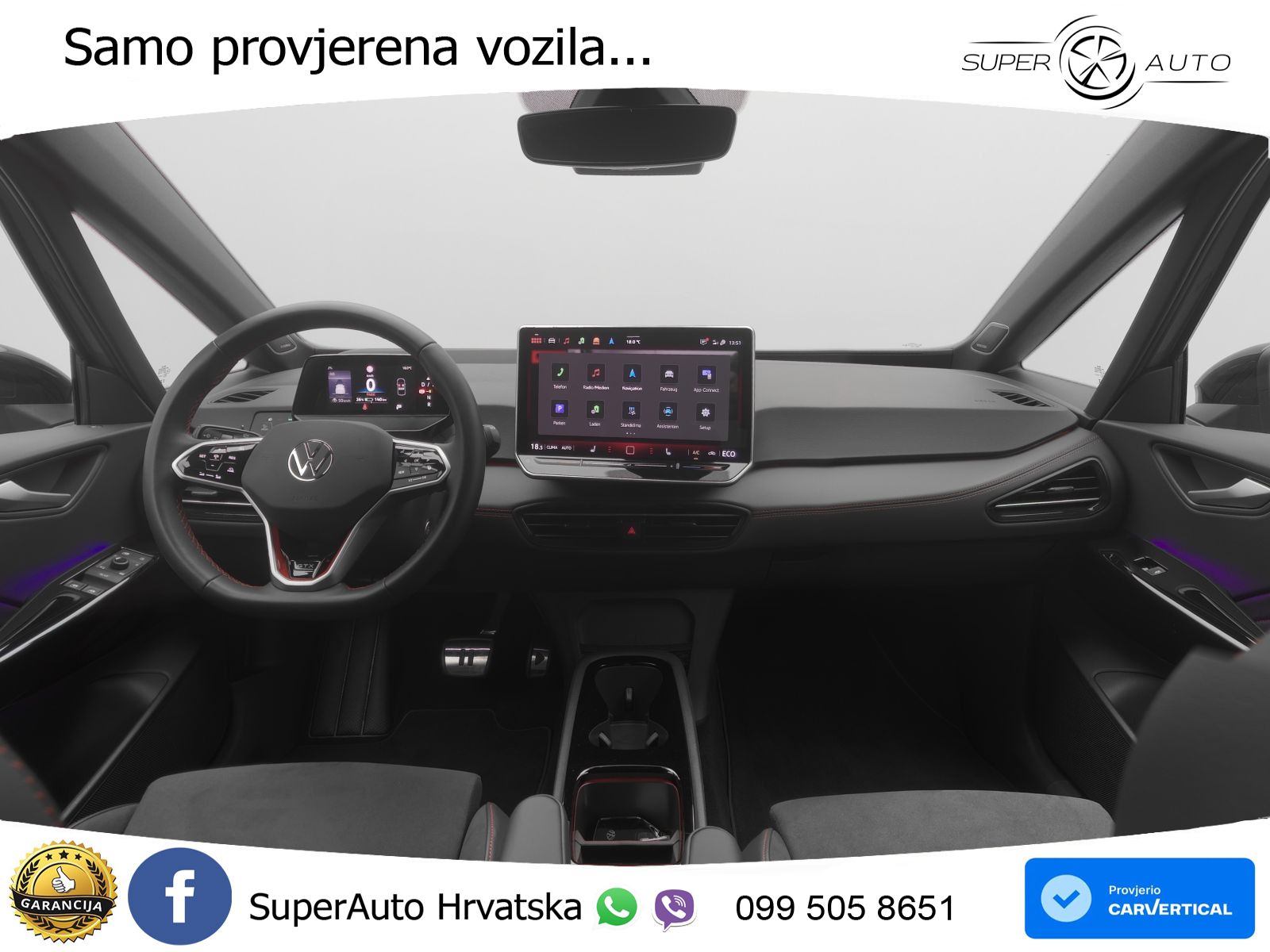 Volkswagen ID.3 GTX Performance 84 kWh (326 KS) LED+GR SJED+ACC