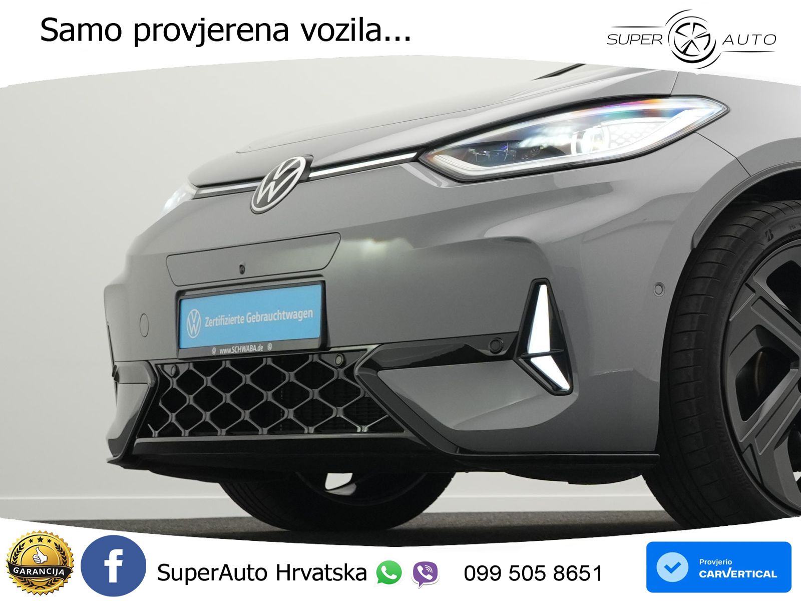 Volkswagen ID.3 GTX Performance 84 kWh (326 KS) LED+GR SJED+ACC