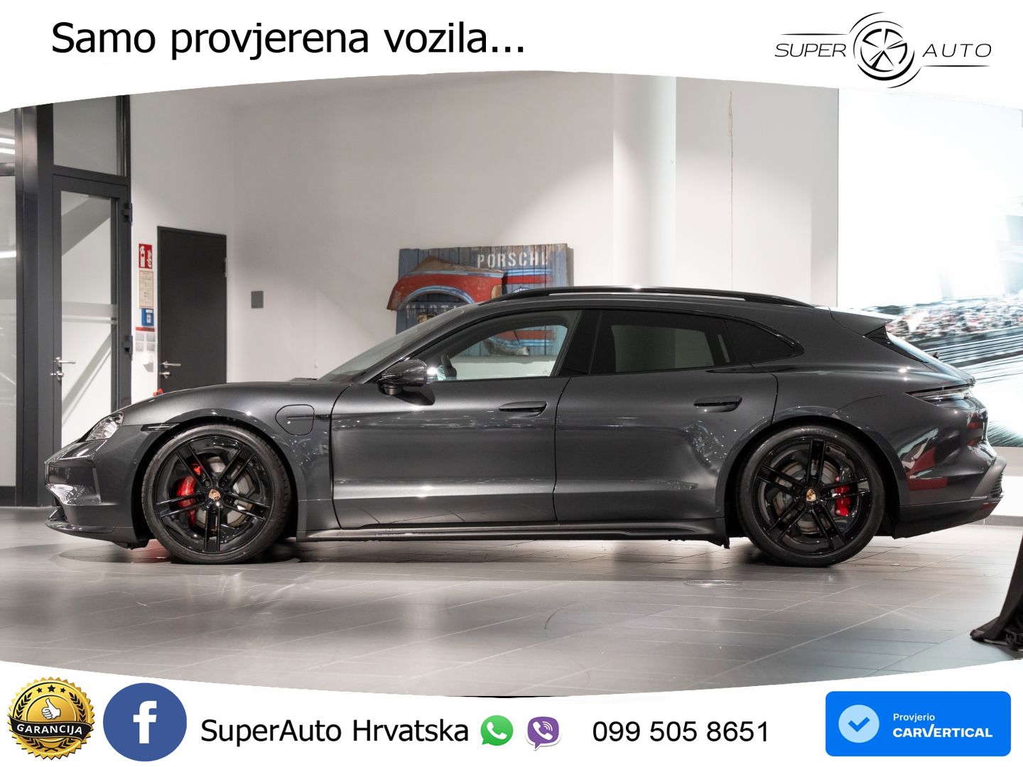 Porsche Taycan Sport Turismo 4S 105 kWh (598 KS)