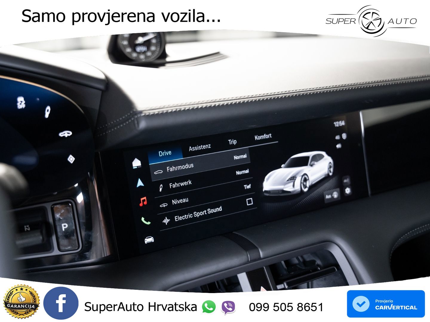 Porsche Taycan Sport Turismo 4S 105 kWh (598 KS)