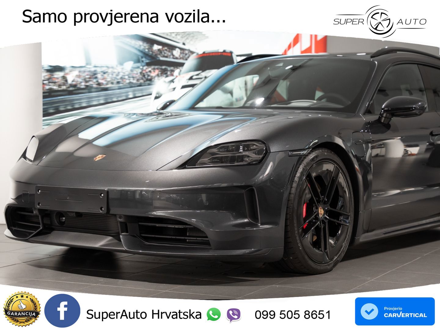 Porsche Taycan Sport Turismo 4S 105 kWh (598 KS)