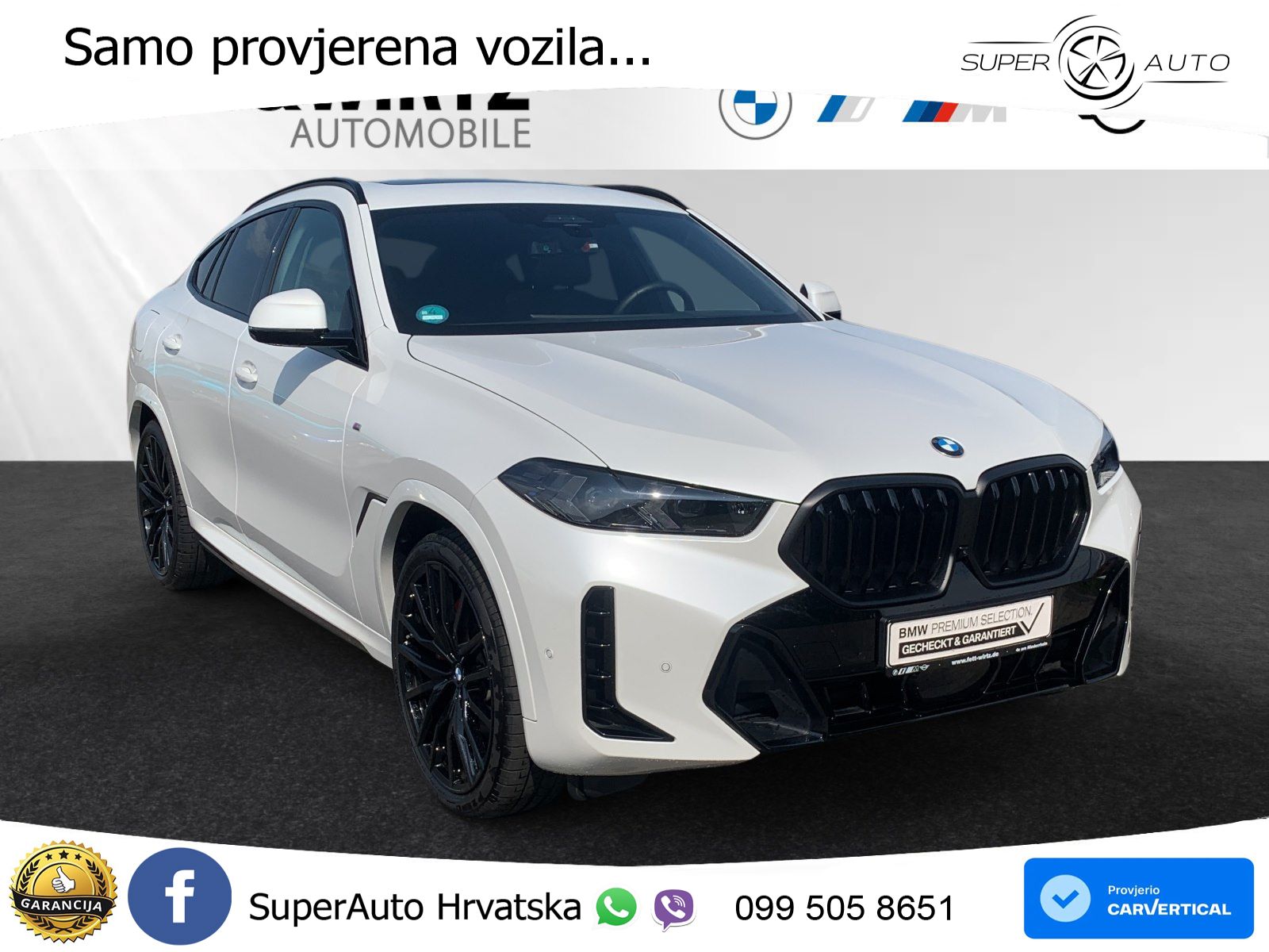 BMW X6 30d (298 KS) xDrive Steptronic M Sport LED+GR SJED+ACC
