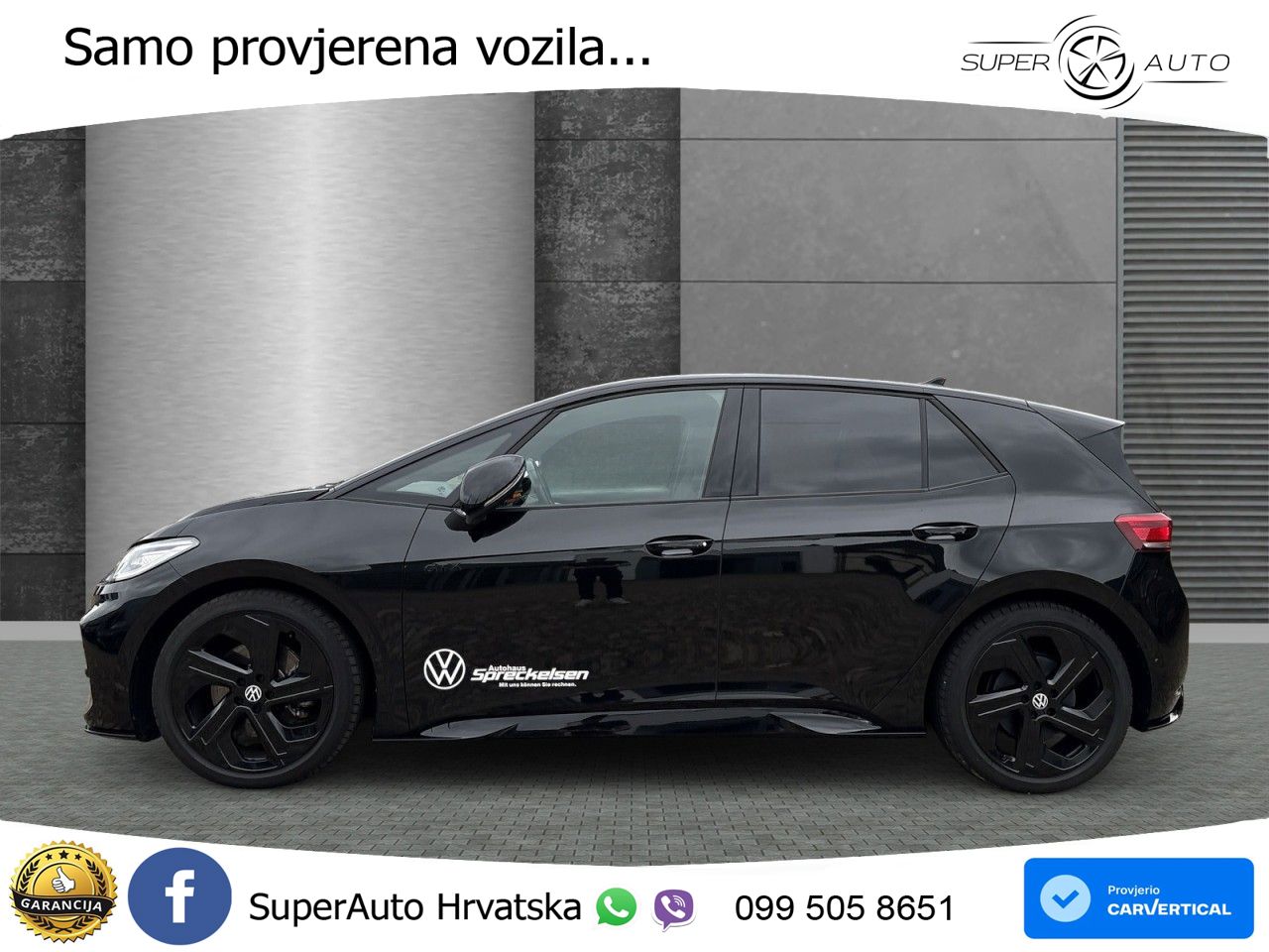 Volkswagen ID.3 GTX 84 kWh (286 KS) LED+GR SJED+ACC