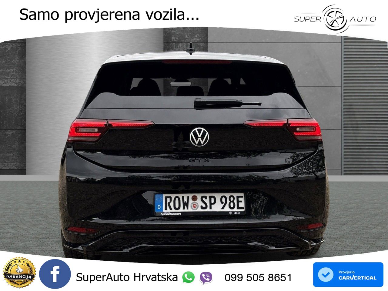 Volkswagen ID.3 GTX 84 kWh (286 KS) LED+GR SJED+ACC