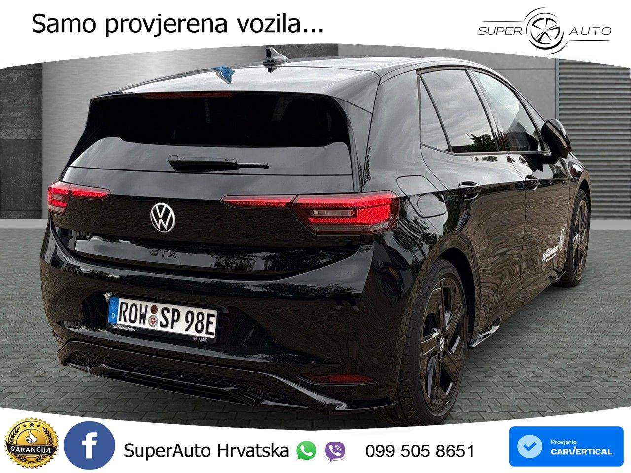 Volkswagen ID.3 GTX 84 kWh (286 KS) LED+GR SJED+ACC