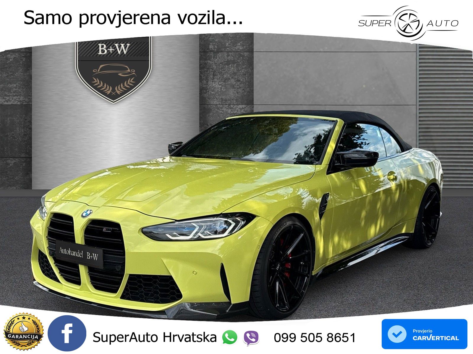 BMW M4 Convertible Competition 3.0 (510 KS) xDrive Steptronic