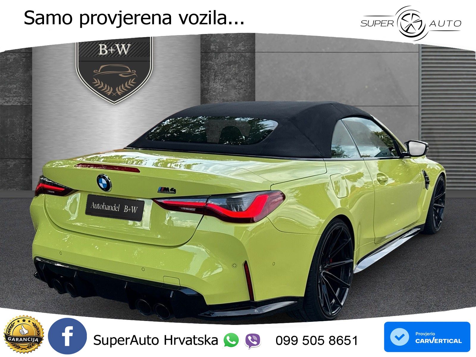BMW M4 Convertible Competition 3.0 (510 KS) xDrive Steptronic