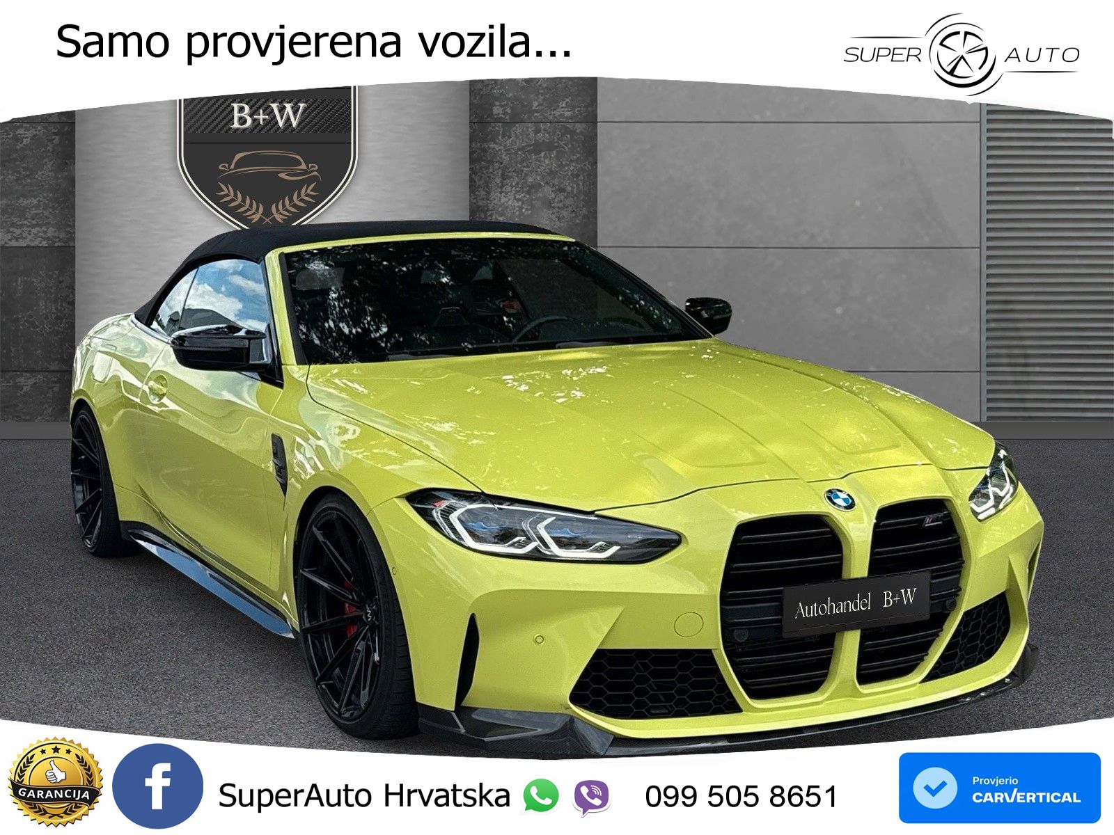 BMW M4 Convertible Competition 3.0 (510 KS) xDrive Steptronic