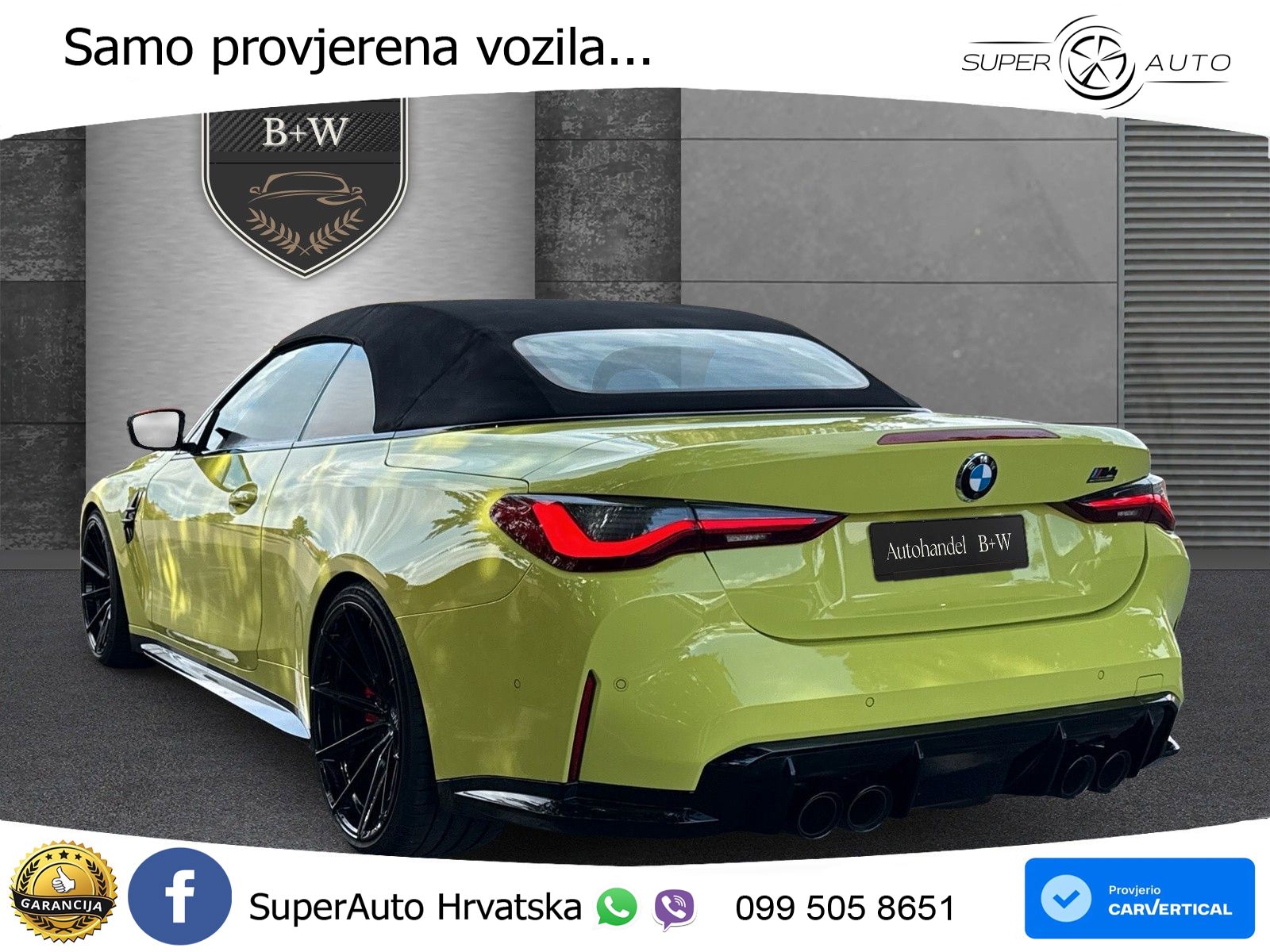 BMW M4 Convertible Competition 3.0 (510 KS) xDrive Steptronic
