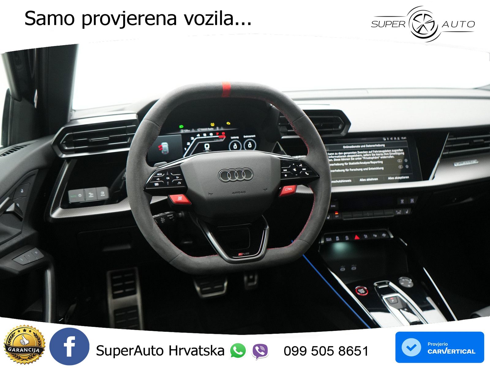 Audi RS3 Sportback 2.5 TFSI (400 KS) quattro S tronic LED+GR SJED+ACC