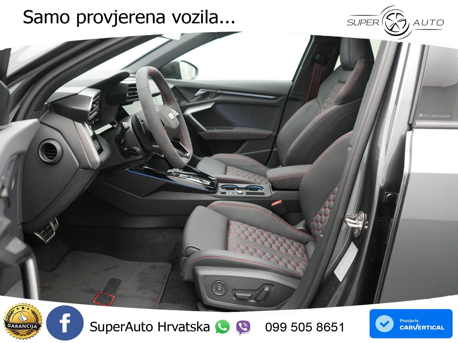 Audi RS3 Sportback 2.5 TFSI (400 KS) quattro S tronic LED+GR SJED+ACC