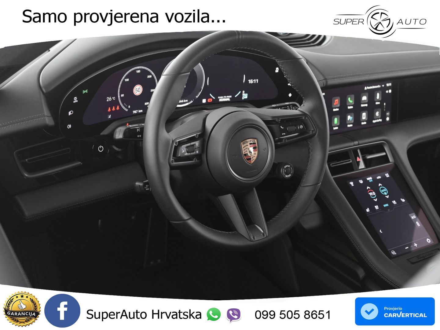 Porsche Taycan Sport Turismo 4S 105 kWh (598 KS)