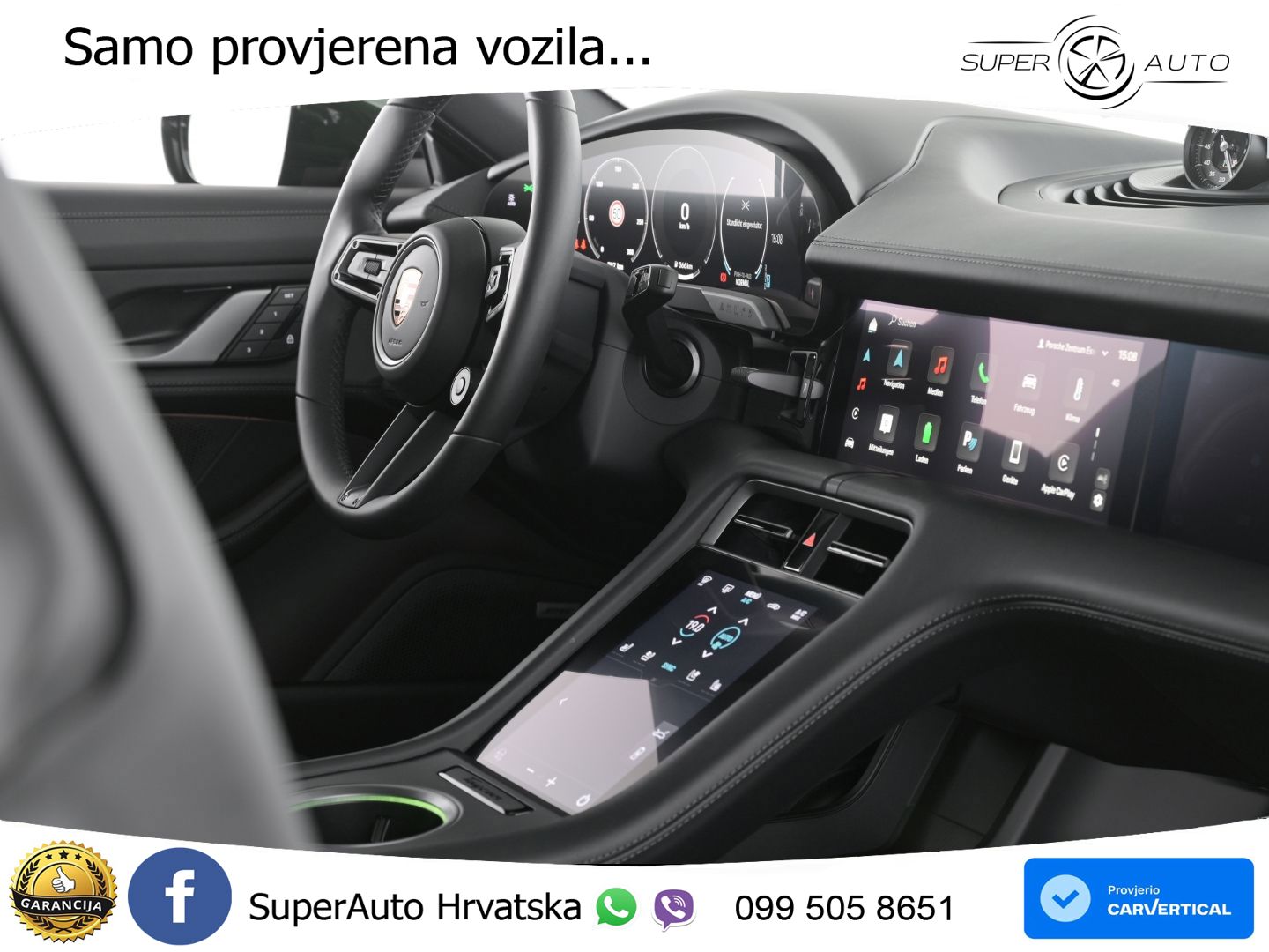 Porsche Taycan Sport Turismo 4S 105 kWh (598 KS)