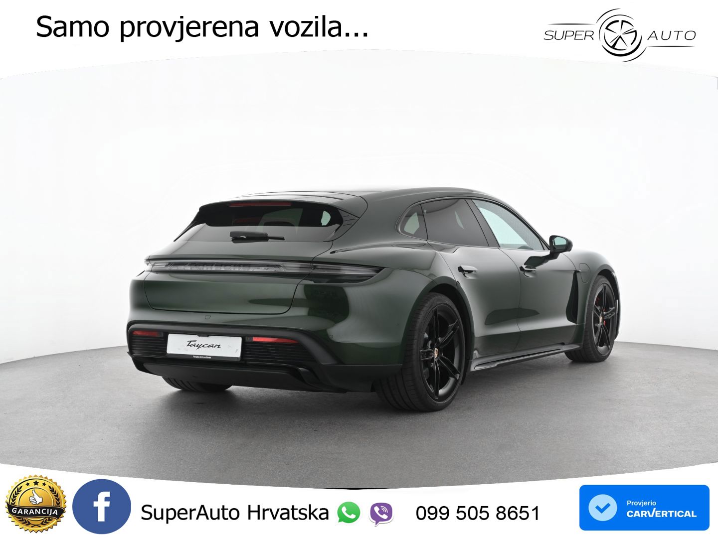 Porsche Taycan Sport Turismo 4S 105 kWh (598 KS)