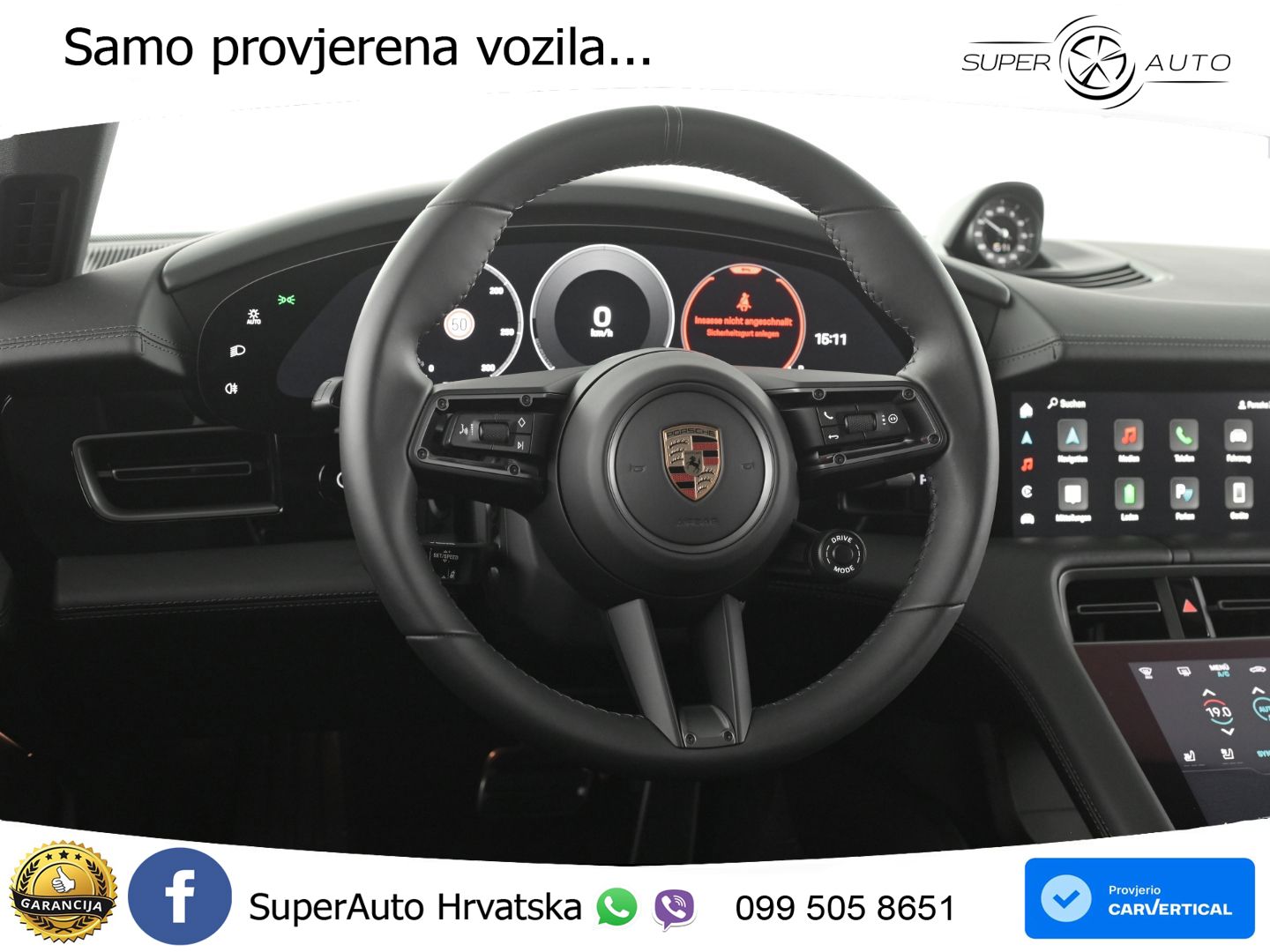 Porsche Taycan Sport Turismo 4S 105 kWh (598 KS)