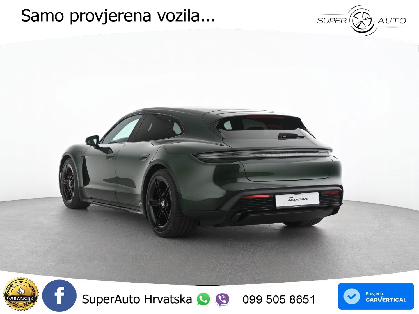 Porsche Taycan Sport Turismo 4S 105 kWh (598 KS)