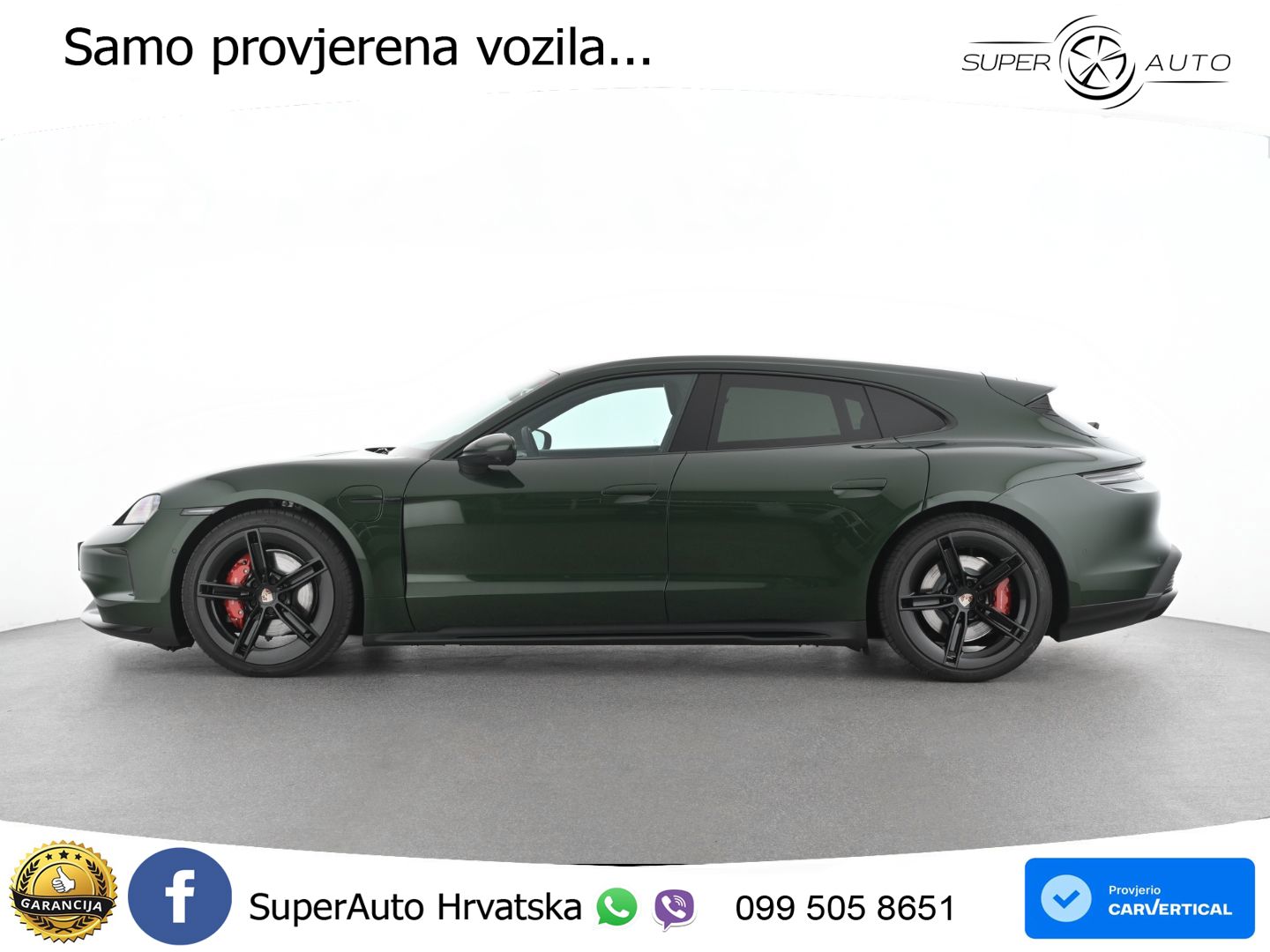 Porsche Taycan Sport Turismo 4S 105 kWh (598 KS)
