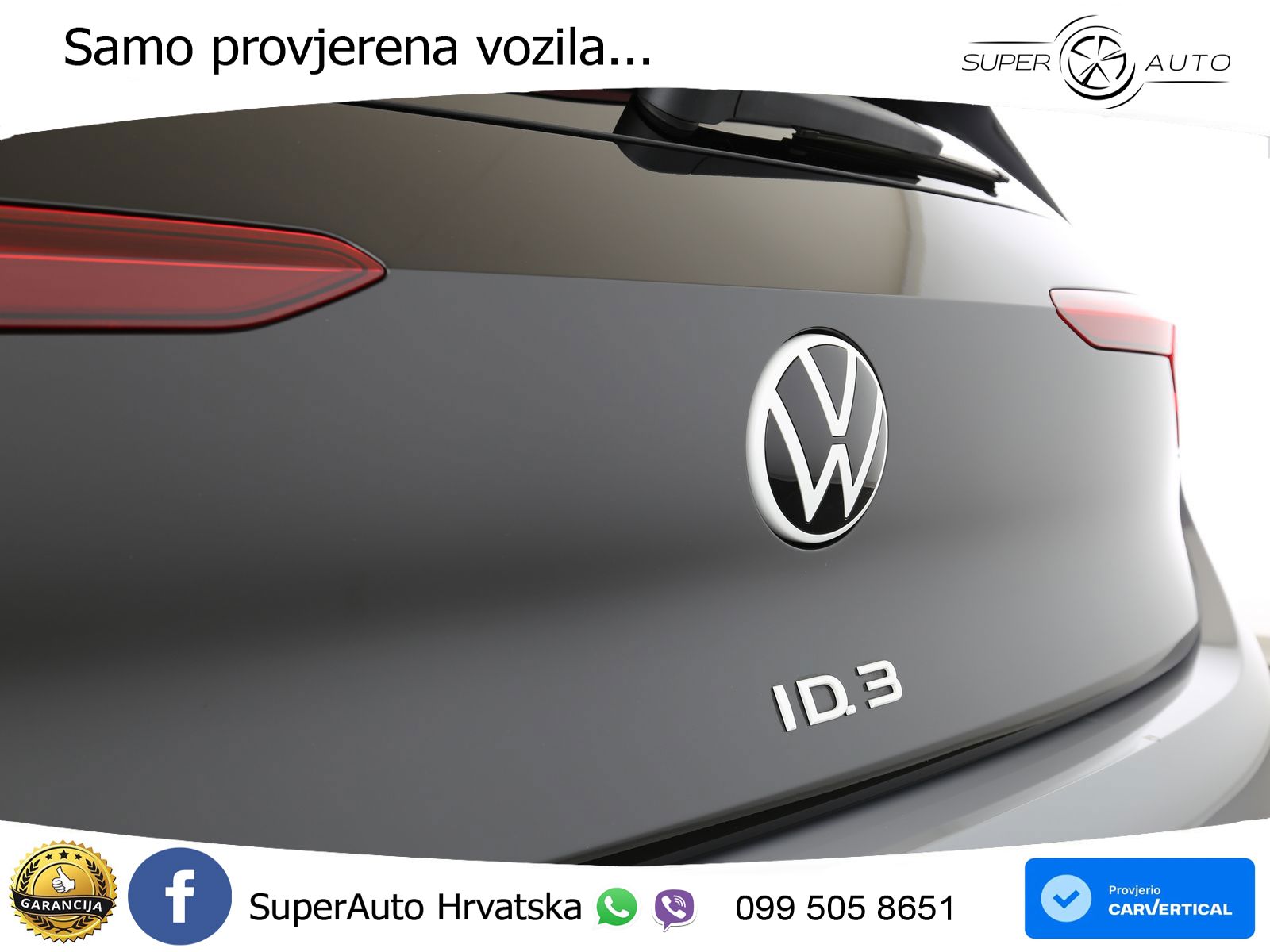Volkswagen ID.3 Pro 62 kWh (204 KS) LED+GR SJED+ACC
