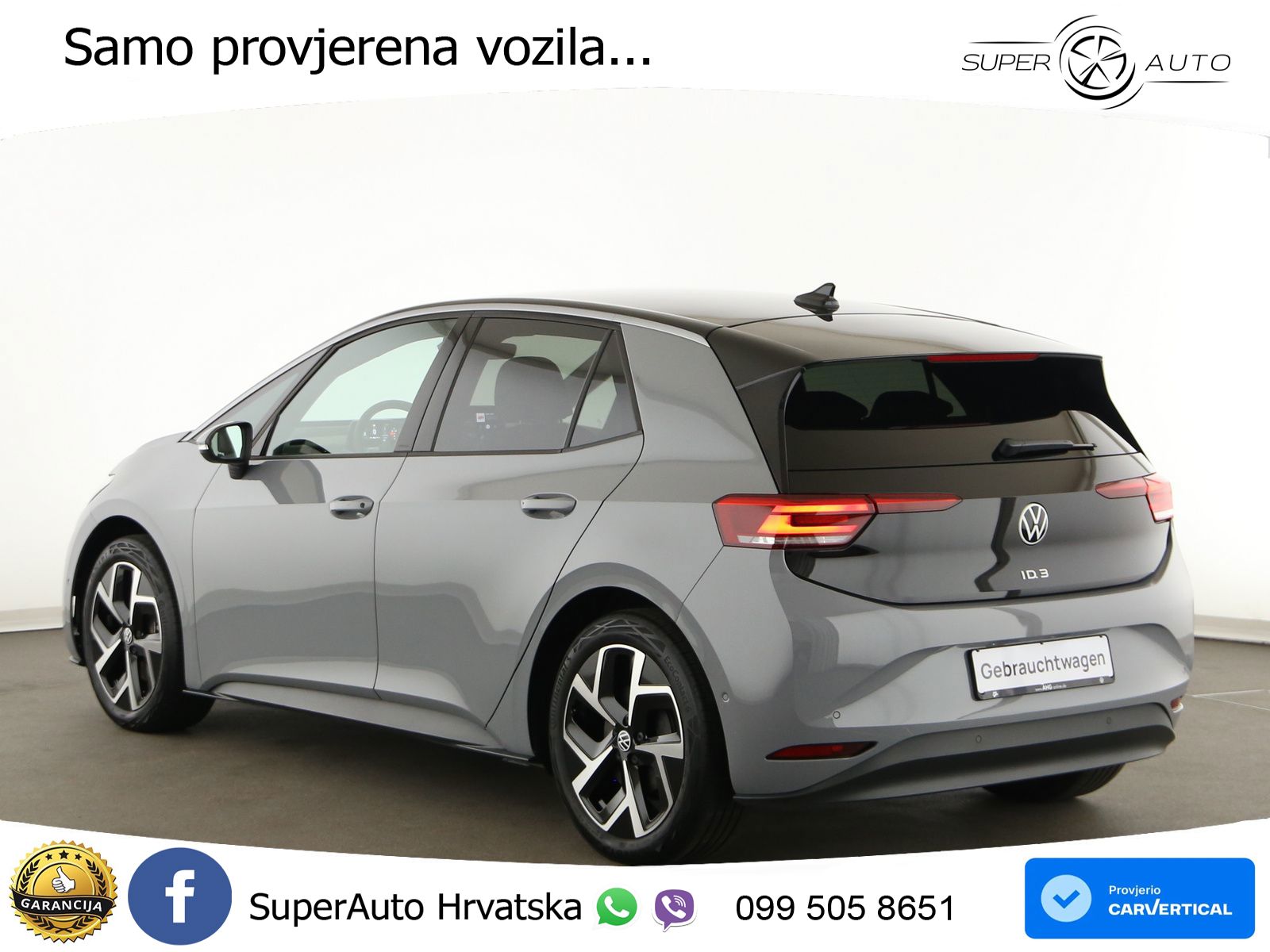 Volkswagen ID.3 Pro 62 kWh (204 KS) LED+GR SJED+ACC