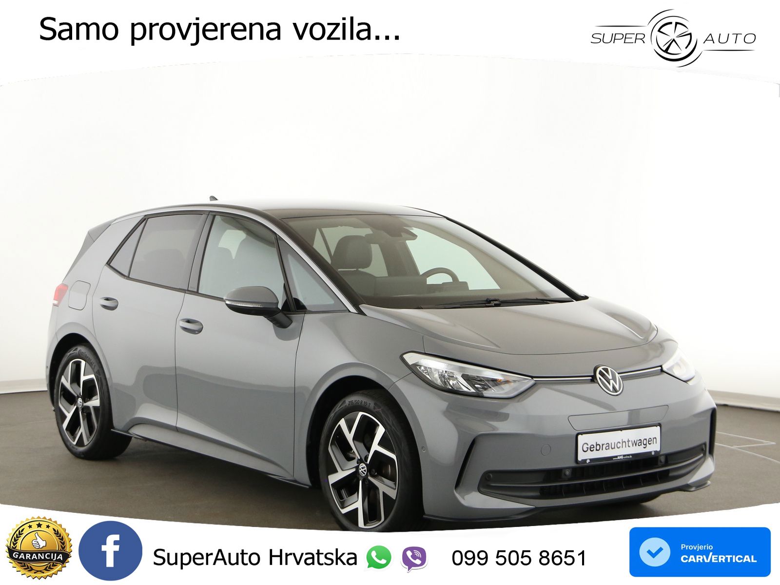 Volkswagen ID.3 Pro 62 kWh (204 KS) LED+GR SJED+ACC