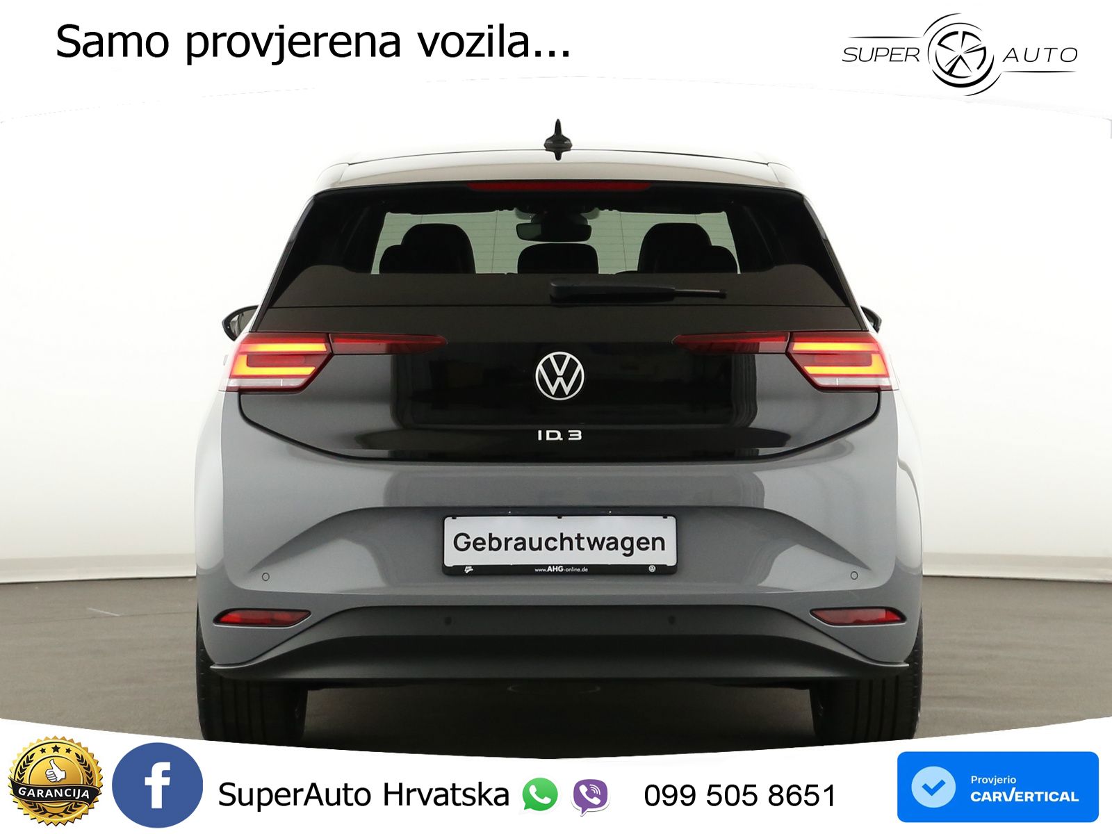 Volkswagen ID.3 Pro 62 kWh (204 KS) LED+GR SJED+ACC
