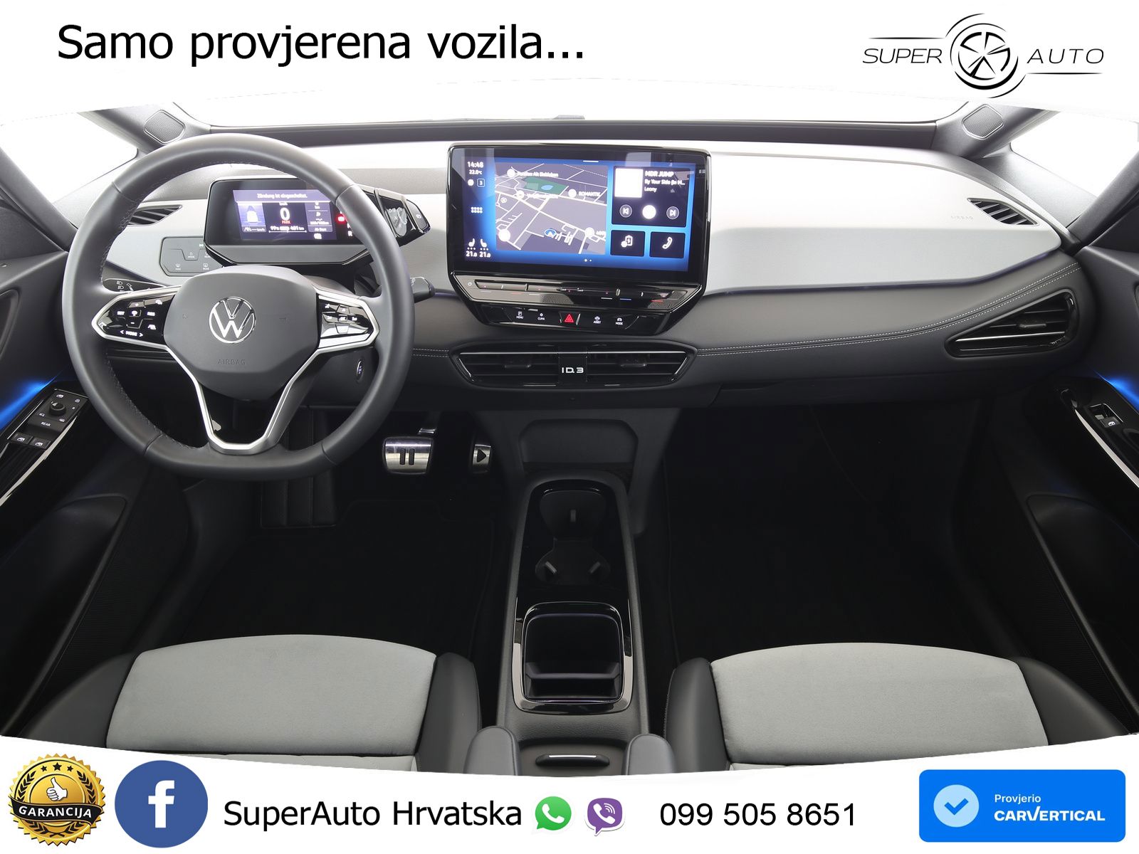 Volkswagen ID.3 Pro 62 kWh (204 KS) LED+GR SJED+ACC