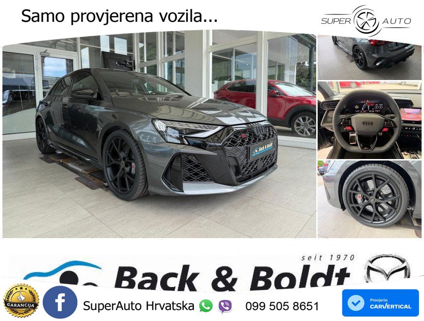 Audi RS3 Sedan 2.5 TFSI (400 KS) quattro S tronic LED+GR SJED+ACC