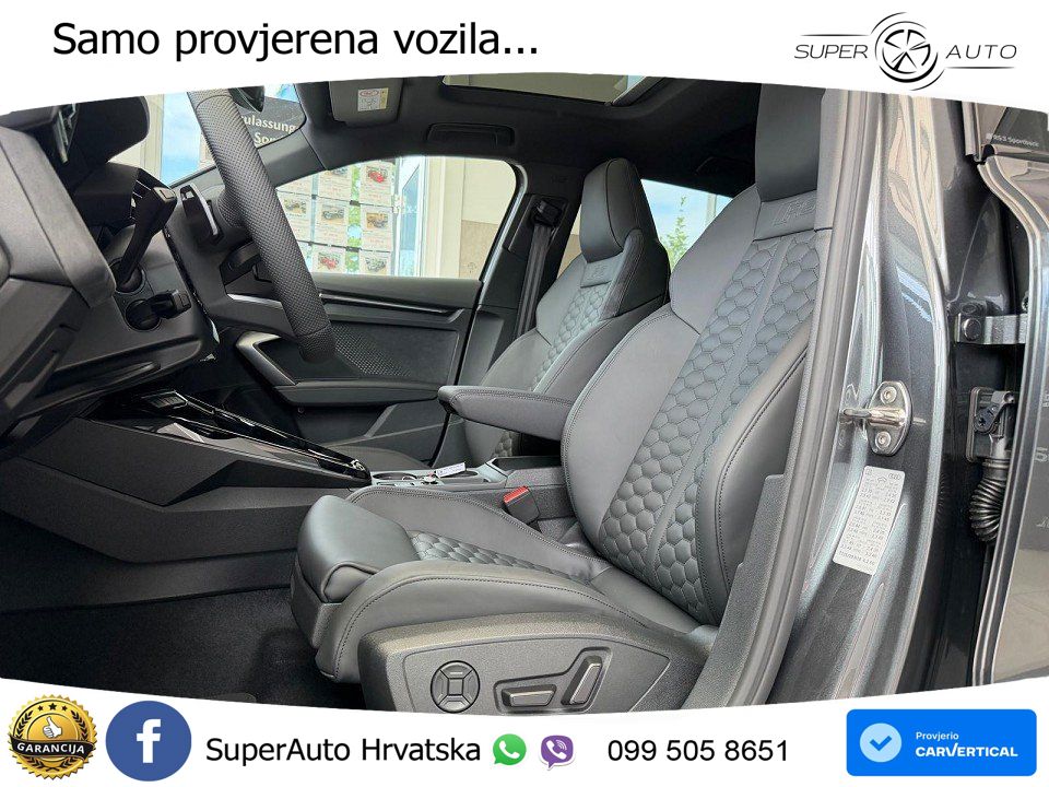 Audi RS3 Sedan 2.5 TFSI (400 KS) quattro S tronic LED+GR SJED+ACC