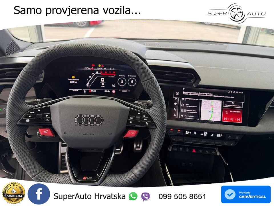 Audi RS3 Sedan 2.5 TFSI (400 KS) quattro S tronic LED+GR SJED+ACC