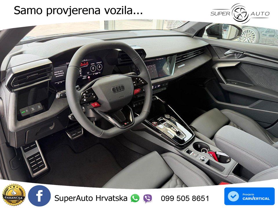 Audi RS3 Sedan 2.5 TFSI (400 KS) quattro S tronic LED+GR SJED+ACC