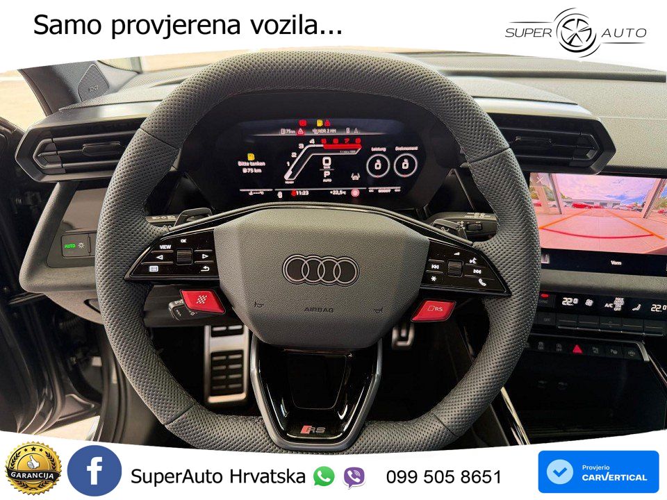 Audi RS3 Sedan 2.5 TFSI (400 KS) quattro S tronic LED+GR SJED+ACC