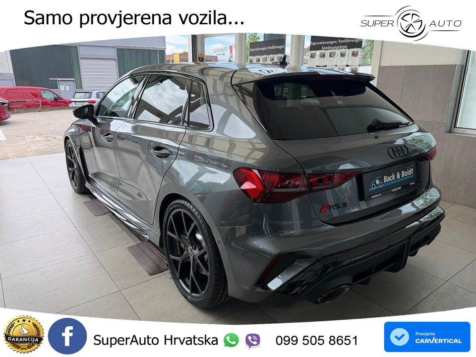 Audi RS3 Sedan 2.5 TFSI (400 KS) quattro S tronic LED+GR SJED+ACC