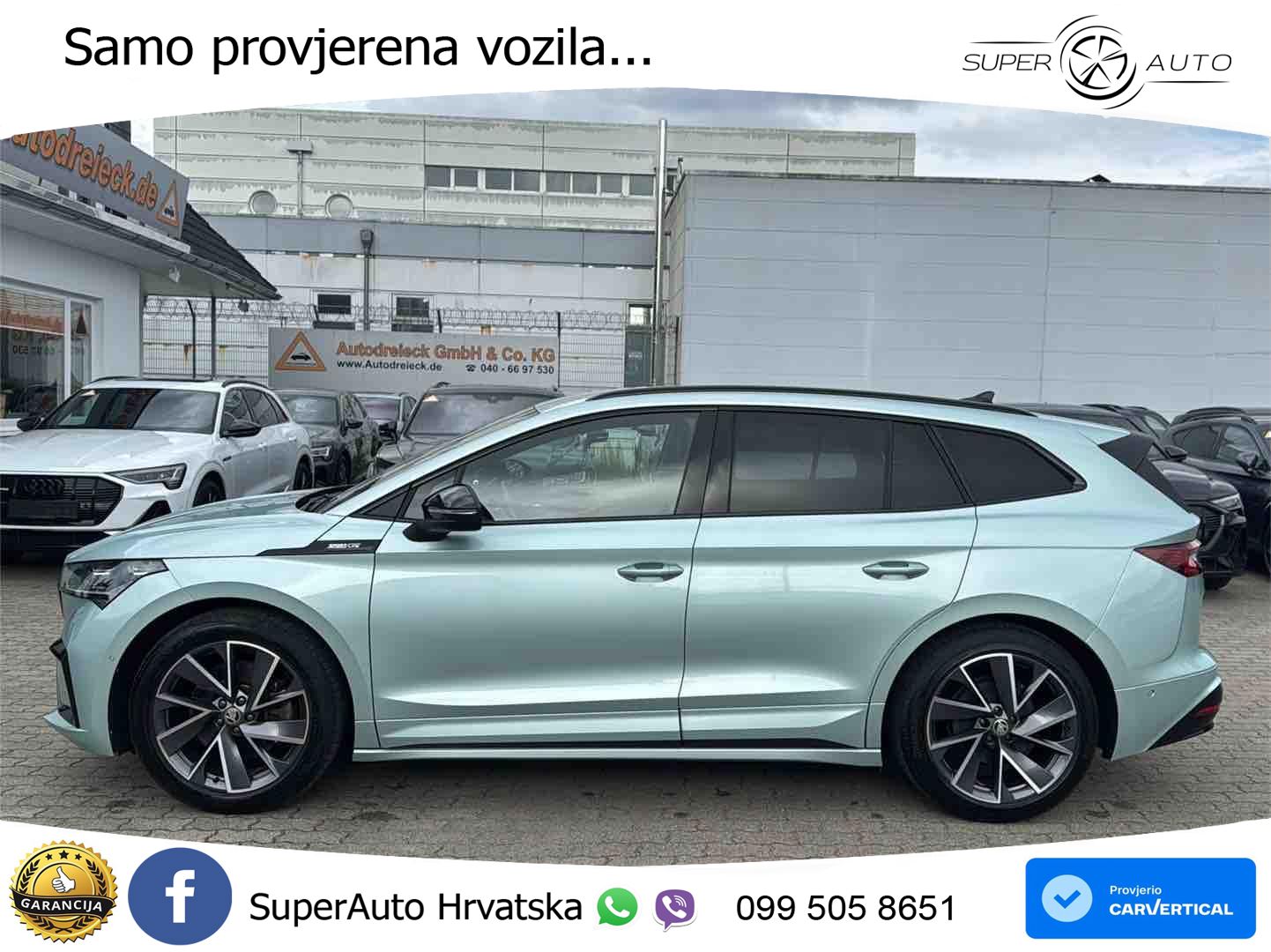Škoda Enyaq iV 80 82 kWh (204 KS) SportLine LED+GR SJED+ACC
