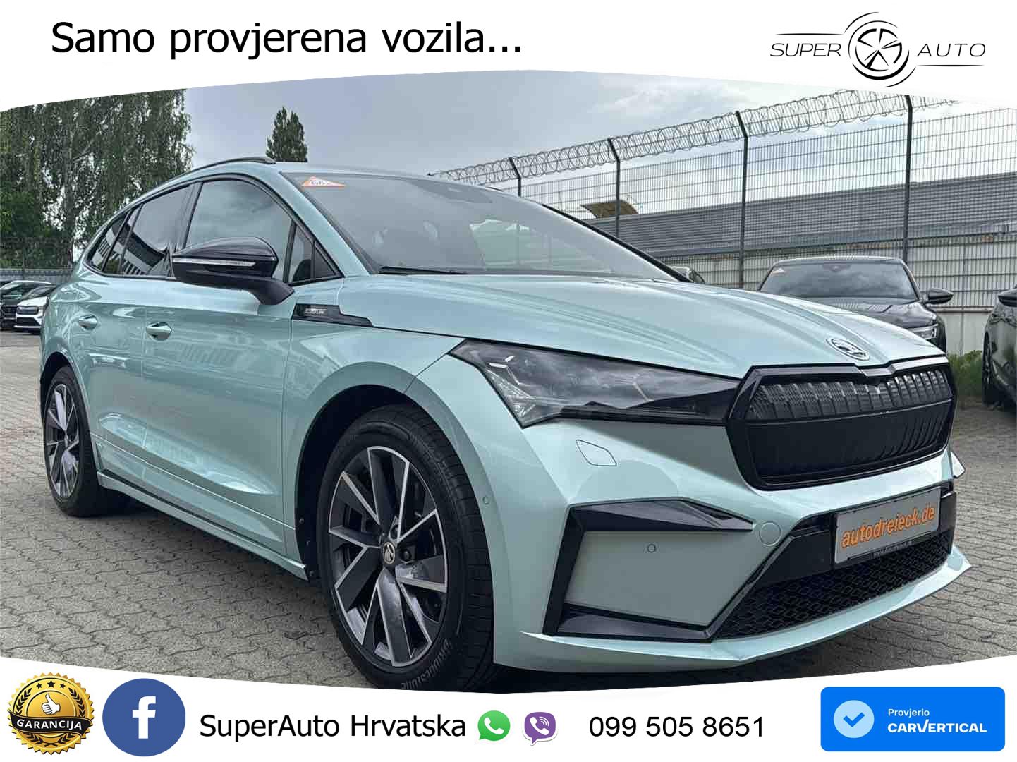 Škoda Enyaq iV 80 82 kWh (204 KS) SportLine LED+GR SJED+ACC